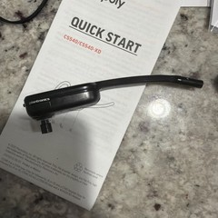 Plantronics CS540 Headband Wireless Headset – Black