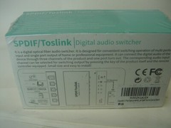 NEW SEALED – GRAYRABBIT SPDIF TOSLINK DIGITAL AUDIO SWITCHER