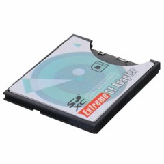Standard SD SDHC SDXC To CF Compact Flash Memory Card Adapter Reader for Laptop