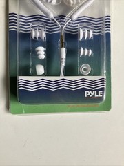NEW PyleHome PWPE10W Wired Waterproof Ear Marine Swimming Headphones – White