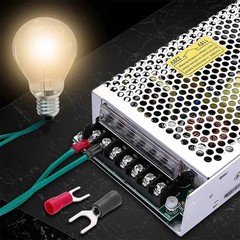 500PCS Insulated Fork Connector Kit,22-16/16-14/12-10 AWG Insulated Spade Crimp