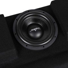 NEW SINGLE 10″ 800W PORTED LOADED SUB BOX FITS 2015-2024 FORD F-150 SUPER CAB