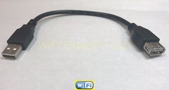 1 x 7-inch USB 2.0 A Male to A Female Extension Cable