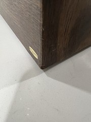 Vintage Wood Grain 3 Drawer Organizer Box – Retro MCM Desk Storage