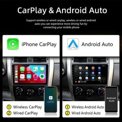 Apple Carplay For Toyota Corolla 2009-2013 Car Stereo Radio Android 15 GPS WIFI