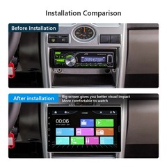 10.1” Single 1 Din Touch Rotatable Scree Car Stereo Radio Apple/Android Carplay