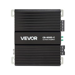 VEVOR Monoblock Car Amplifier Class D Subwoofer Amplifier 800W RMS 1/2/4 Ohm