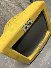 Nickelodeon SpongeBob SquarePants 13″ CRT TV Model SB314 Turns On NO REMOTE