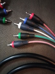 6FT COMPONENT VIDEO CABLE WITH AUDIO 5 RCA RED GREEN BLUE RGB for HDTV DVD VCR