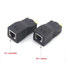 4K 1080P HDMI Extender to RJ45 Over Cat 5e/6 Network LAN Ethernet Adapter LOT