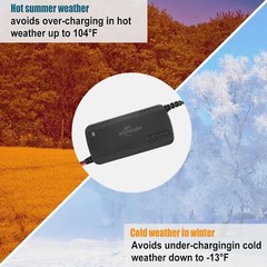 12V 20Ah LiFePO4 Lithium Battery with Charger, Built-in 20A BMS, for Power Wheel