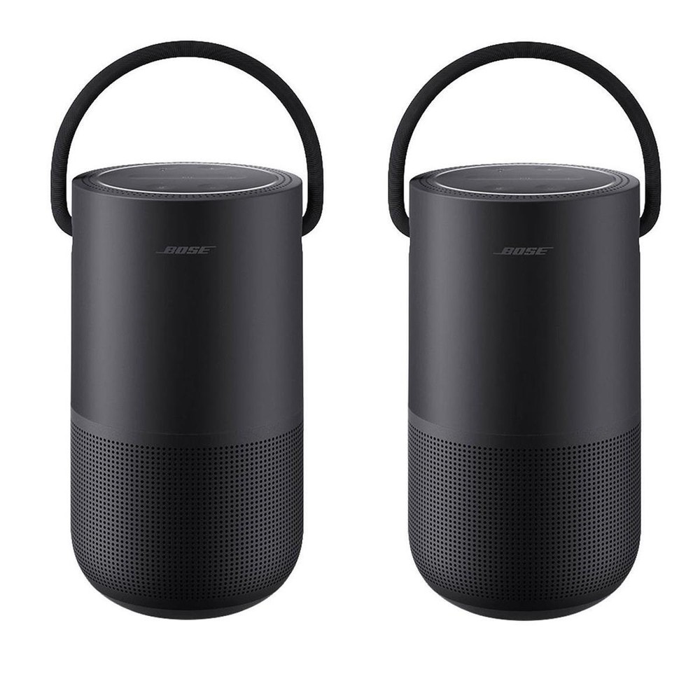Bose 2x Portable Home Speaker, Triple Black #829393-1100 2