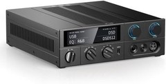 FiiO K15 Desktop DAC & Headphone Amp, w/AK4497Sx2, 10-Band PEQ (Black)