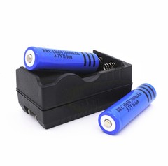 2x 3.7V 3000mAh Multipurpose Li-ion Batteries Rechargeable Battery+Dual Charger