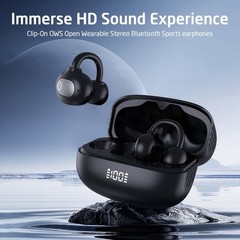 Mpow Ear Clip Wireless Earphones Low Latency Bluetooth Headphones Sports Earbuds