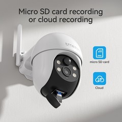 5G Security 4-Cam Kit Solar Security Cameras Wireless Outdoor 360° with Monitor