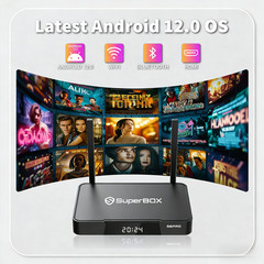 SuperBox S6 Pro 6K WiFi 6 Media Player 4GB/32GB Bluetooth Voice Remote
