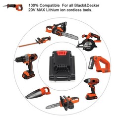 2Pack 20V Lithium-ion Battery for BLACK+DECKER 20 Volt LBXR20 LB20 LB2X2020 new