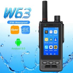 ANYSECU W63 IP68 4G Network Radio Android 9.0 NFC Zello Real-ptt PTT POC Radio