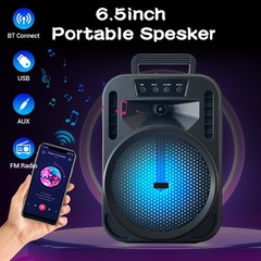 3000W Portable Bluetooth Speaker Sub Woofer Heavy Bass Sound System Party+Remote