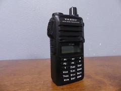 Lot 2 Yaesu FT-65 Dual Band & FT-60 FM Handheld Transceiver w/ NC-88B AC Adapter