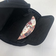 Soundgear Portable CD Player Case Blue/Black Poly Travel Storage Pouch
