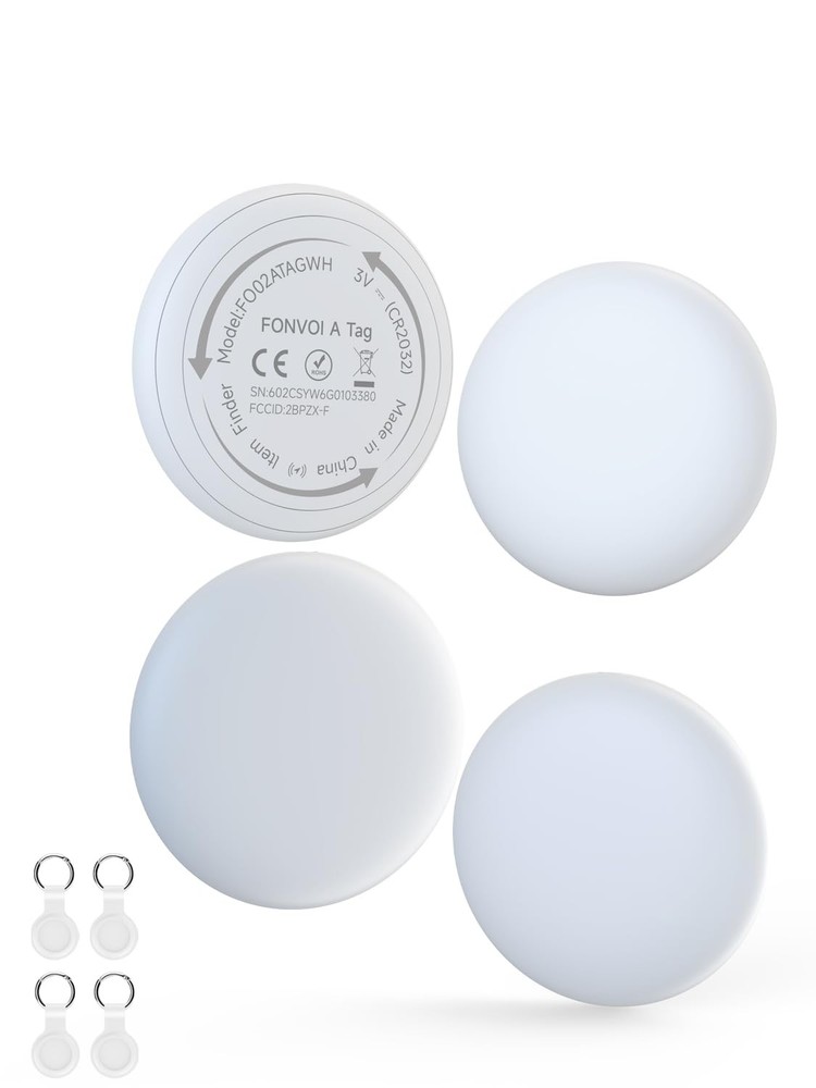 2026 New Tags-4 pack【Apple MFi Certified】Bluetooth Tracker 4 Pack (iOS Only),…