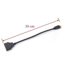 HDMI Port Male to Female 1 Input 2 Output Splitter Cable Adapter Converter 1080P