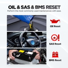 LAUNCH CR629 OIL SAS BMS ABS SRS OBD2 Code Reader Car Diagnostic Tool Scanner