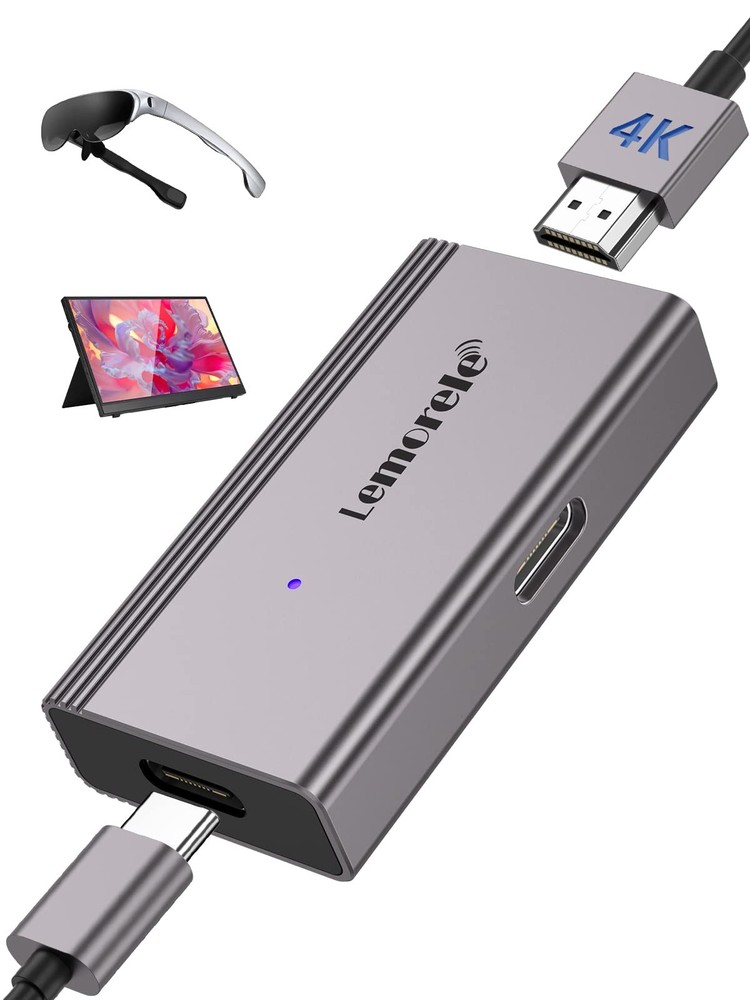 HDMI to USB C Adapter 4K60HZ, HDMI to Type C Adapter, Compatible with RayNeo,…