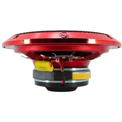 Audiopipe Pair of 8″ 200W RMS 4 Ohm Red EyeCandy Compression Loud Speakers