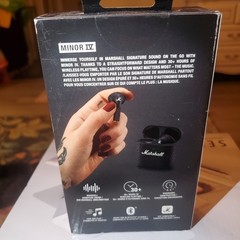 Marshall Minor IV True wireless earphones 30+ Hours – Black