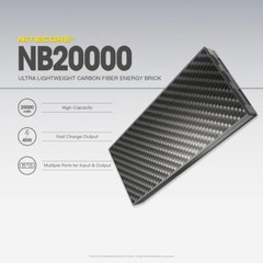 Nitecore NB20000 Ultra Lightweight Quick Charge Multi Ports USB Power Bank 20,00