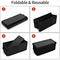3X CD Storage Box Stackable CD Organizer Holds 105 Cases 14.37 x 5.5 x 6.3 in