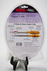 9′ RCA DT9SA High Performance Digital S-Video & Stereo Audio Cable 2002 NEW