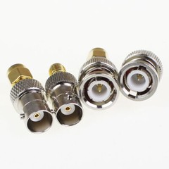 4/8PCS BNC to SMA Type Male Female RF Connector Adapter Test Converter Kit