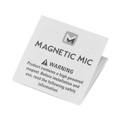 Premium Magnetic Mic for Clear Audio Recording | Lightweight and Durable