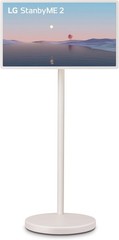 LG 27 in. StanbyME 2 QHD Portable Touchscreen Smart TV webOS Dolby Vision Atmos