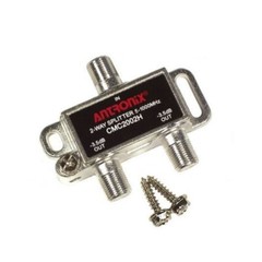 Cable Modem&MOCA Coaxial 2-Way Splitter For Bidirectional RG6/RG59 Communication