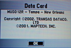 Garmin BlueChart TAMPA – NEW ORLEANS MUS012R Navigation Data Card Chart Map Chip
