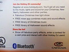 Holiday DJ Party Machine Speaker Bluetooth Musical Light Show New Open Box