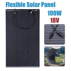 400W 200W Flexible Mono Solar Panel Kit Backup Generator Power Station RV Boat