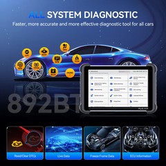 🔥2026 MUCAR 892BT Car Diagnostic Tool OBD2 Scanner Auto Full System Action Test