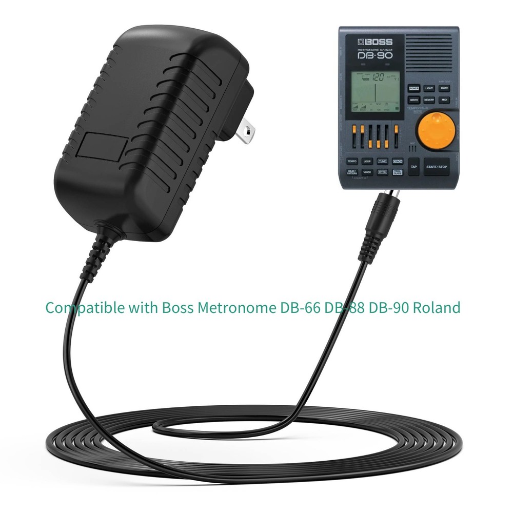 AC Adapter For Boss Metronome DB-66 DB-88 DB-90 Roland DC Power Supply Cord