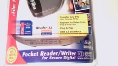 Delkin Devices~eFilm~Pocket Reader/Writer~SD & Memory Stick~Sealed~NOS~Vintage