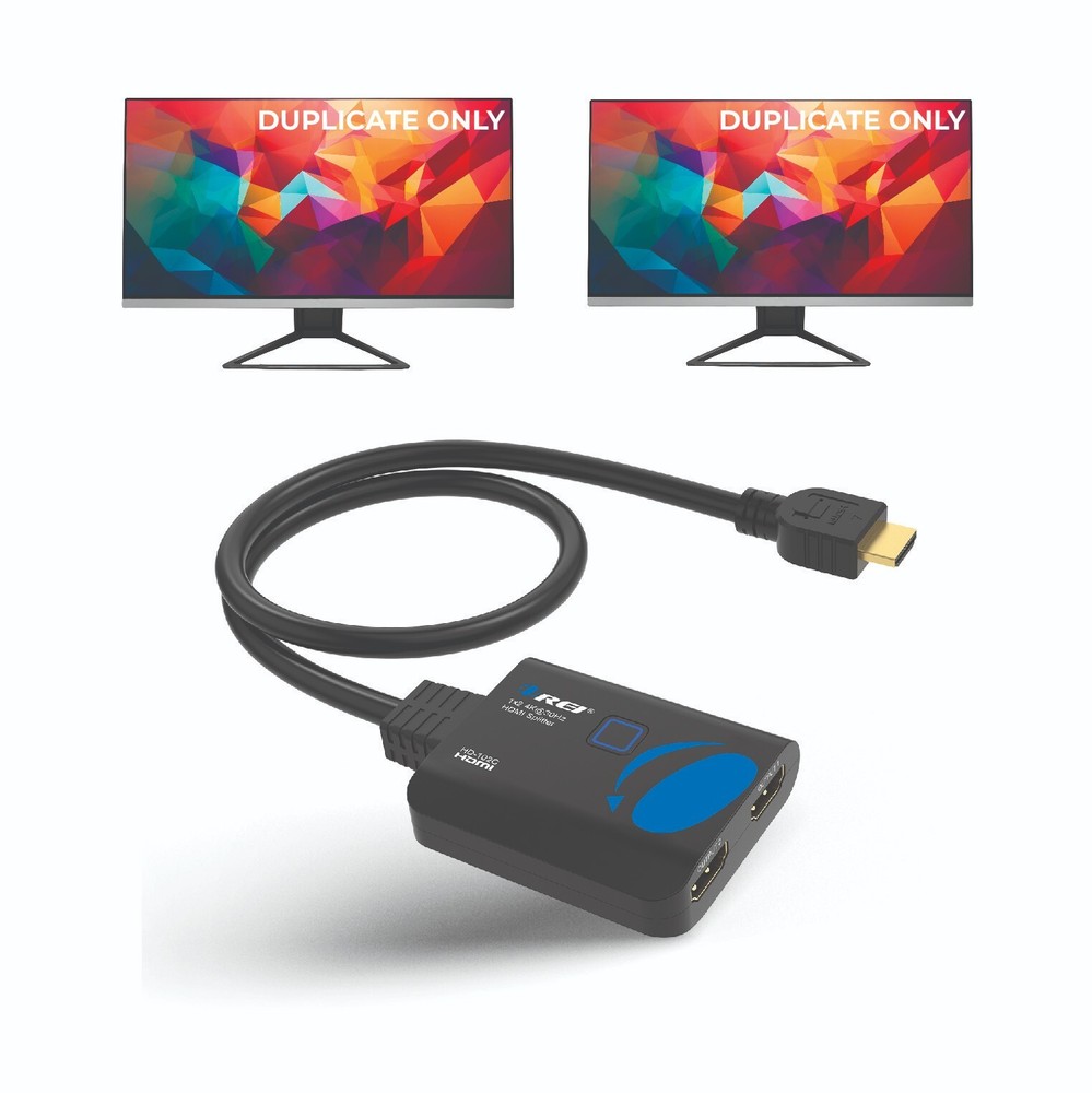 OREI HDMI Splitter 1 input 2 output 4K@30Hz with HDMI Male Connector (HD-102C)