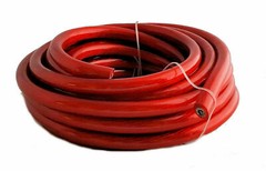 RED 4 Gauge Power Amplifier Wire 25 feet ft 4 AWG Primary Cable Guage