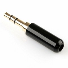3Pcs 3.5mm Copper Male Stereo Mini Jack Plug Audio Soldering Connector H