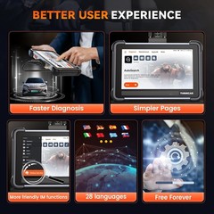 ThinkScan 672 All System Diagnose Scanner Full Bidirectional Scan CANFD 28Resets
