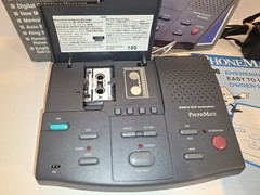 Vintage Phonemate Answering Machine 8200 Works, In Original Box